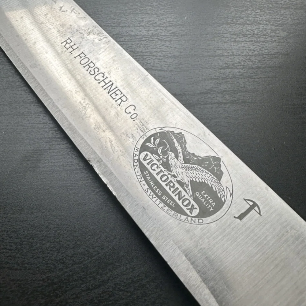 60s R. H. Forschner Co. Victorinox Butcher Knife 404-12 Switzerland 12